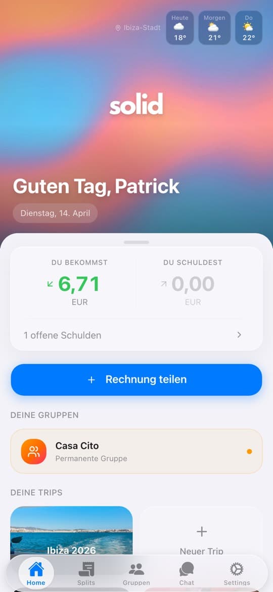 Home Dashboard